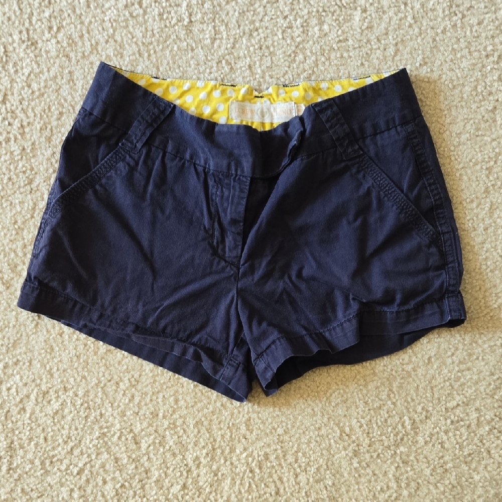 J. Crew Navy Blue Chino Shorts